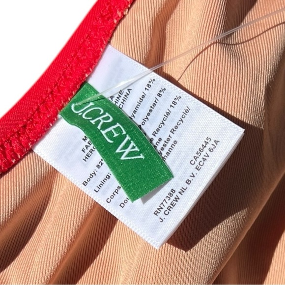 🌻NEW w.tags J Crew Red Halter Style Adjustable Bikini Top Multiple Sizes - Picture 5 of 9